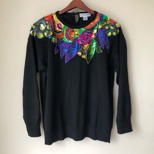 Victoria Harbour Vintage Floral Sweater